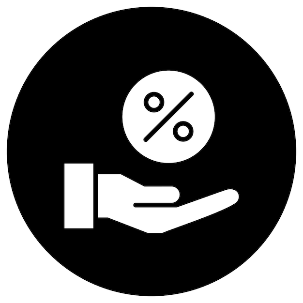 Ilustración del diseño del icono vectorial de la comisión