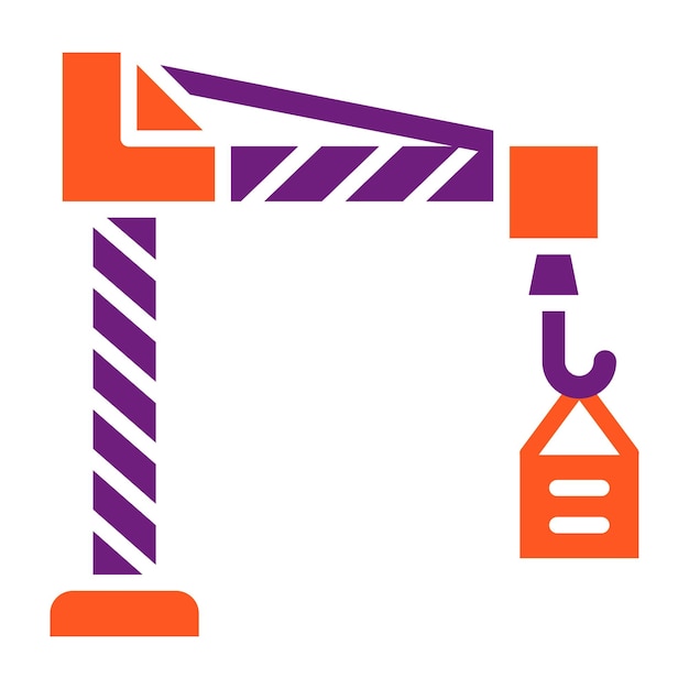 Ilustración del diseño del icono vectorial de construcción