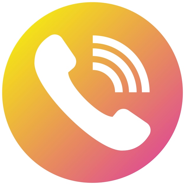 Ilustración del diseño del icono vectorial de contacto