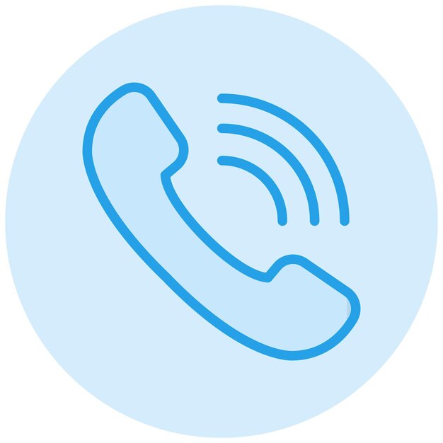 Ilustración del diseño del icono vectorial de contacto