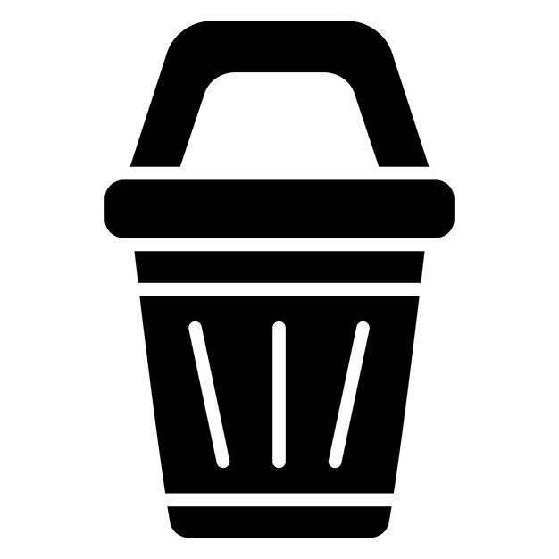 Ilustración del diseño del icono vectorial del contenedor