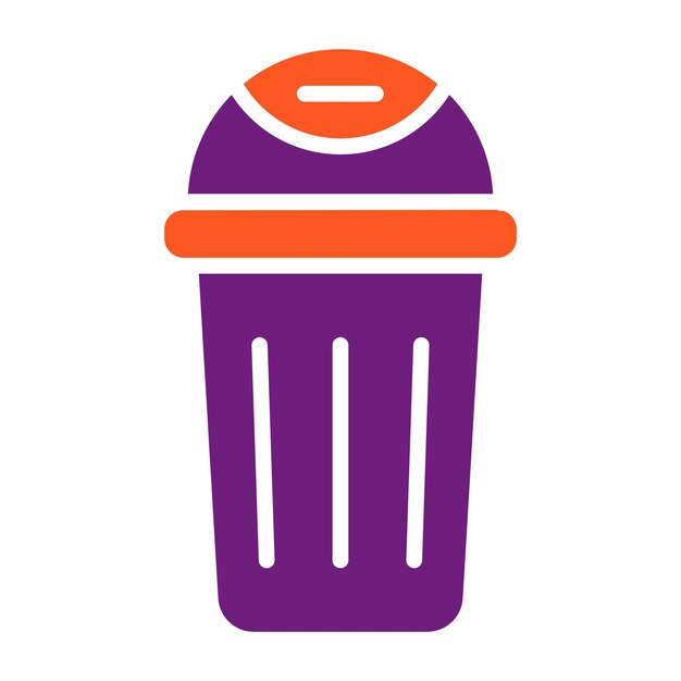 Ilustración del diseño del icono vectorial del contenedor