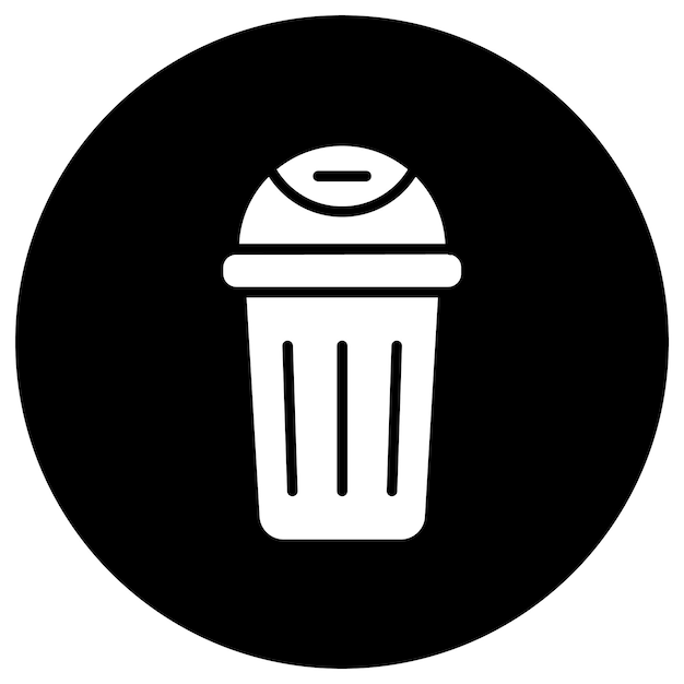 Ilustración del diseño del icono vectorial del contenedor