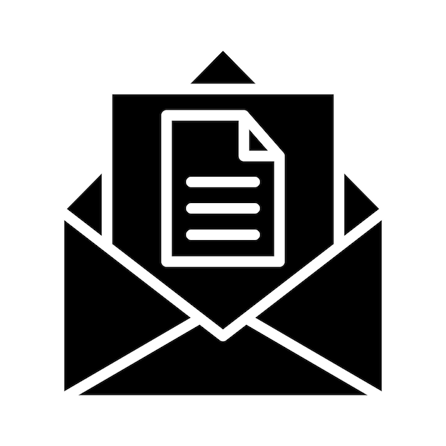 Ilustración del diseño del icono vectorial del contrato