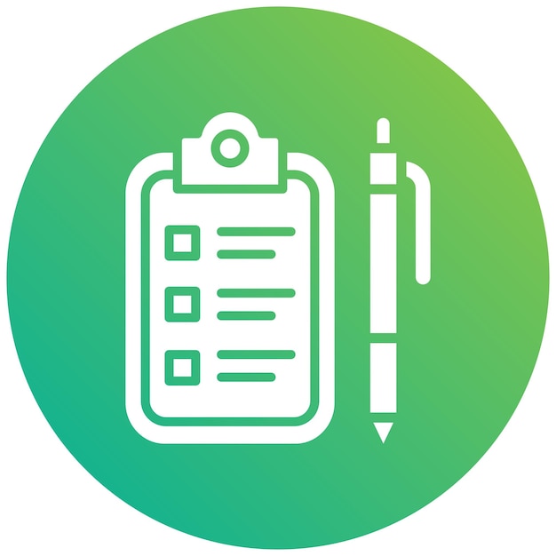 Ilustración del diseño del icono vectorial del contrato