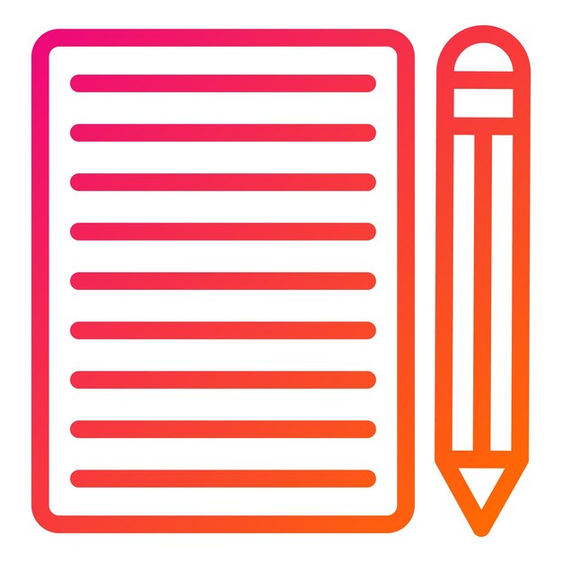 Ilustración del diseño del icono vectorial del contrato
