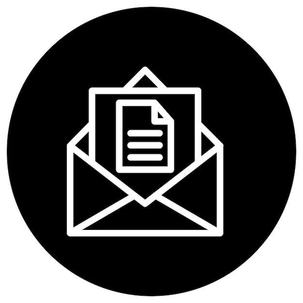 Ilustración del diseño del icono vectorial del contrato