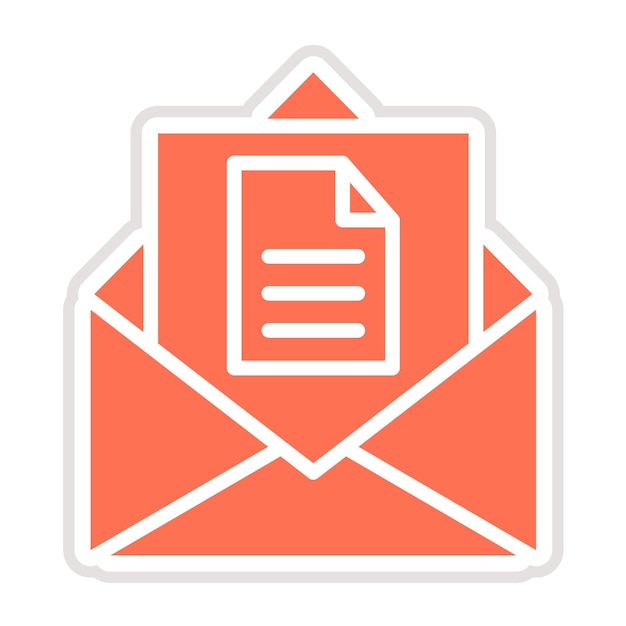 Ilustración del diseño del icono vectorial del contrato