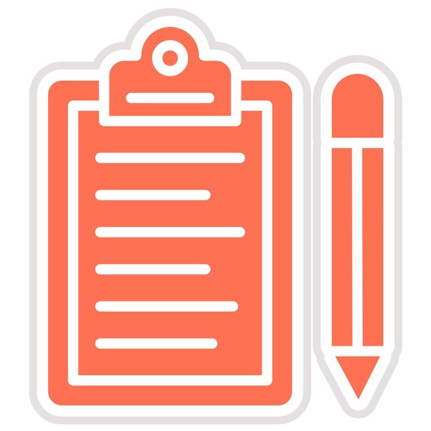 Ilustración del diseño del icono vectorial del contrato