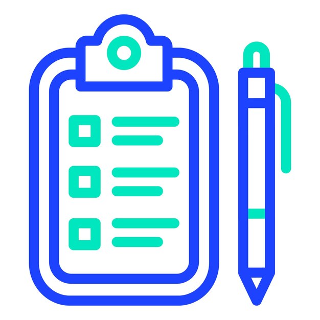 Ilustración del diseño del icono vectorial del contrato