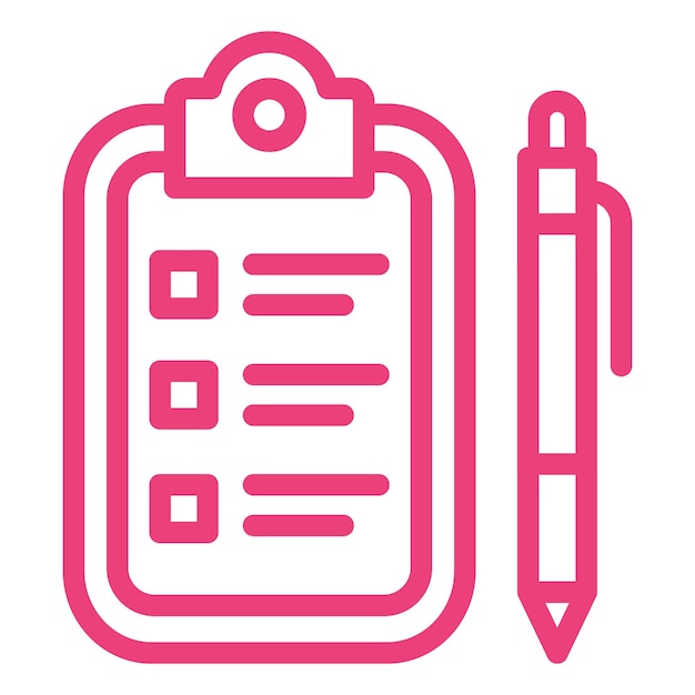 Ilustración del diseño del icono vectorial del contrato