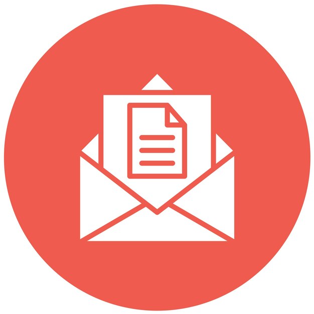 Ilustración del diseño del icono vectorial del contrato
