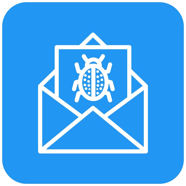 Ilustración del diseño del icono vectorial de correo