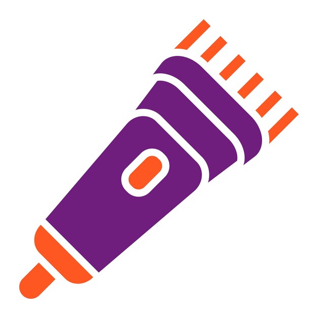 Ilustración del diseño del icono vectorial del cortador de cabello