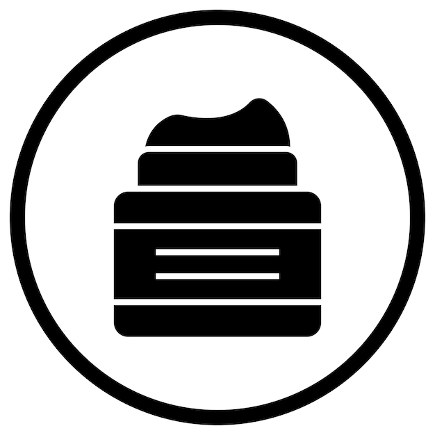 Ilustración del diseño del icono vectorial de la crema hidratante