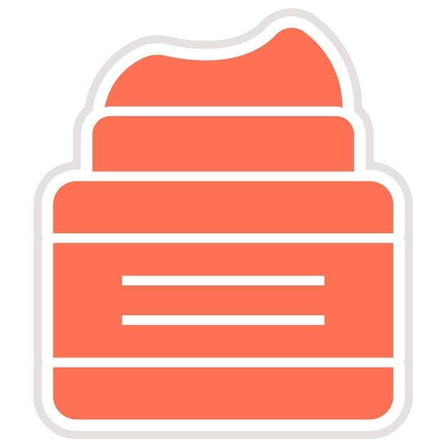 Ilustración del diseño del icono vectorial de la crema hidratante