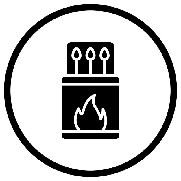 Ilustración del diseño del icono vectorial del cuadro de coincidencia