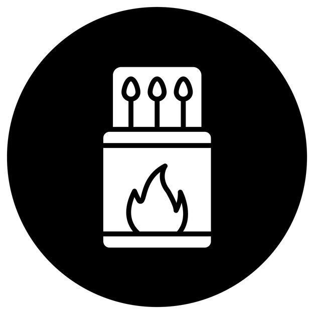 Ilustración del diseño del icono vectorial del cuadro de coincidencia