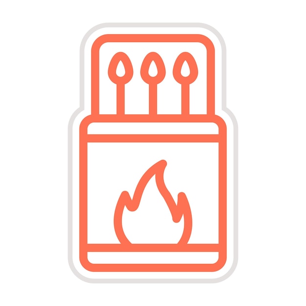 Ilustración del diseño del icono vectorial del cuadro de coincidencia