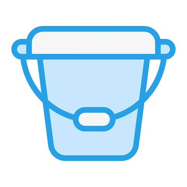 Ilustración del diseño del icono vectorial del cubo