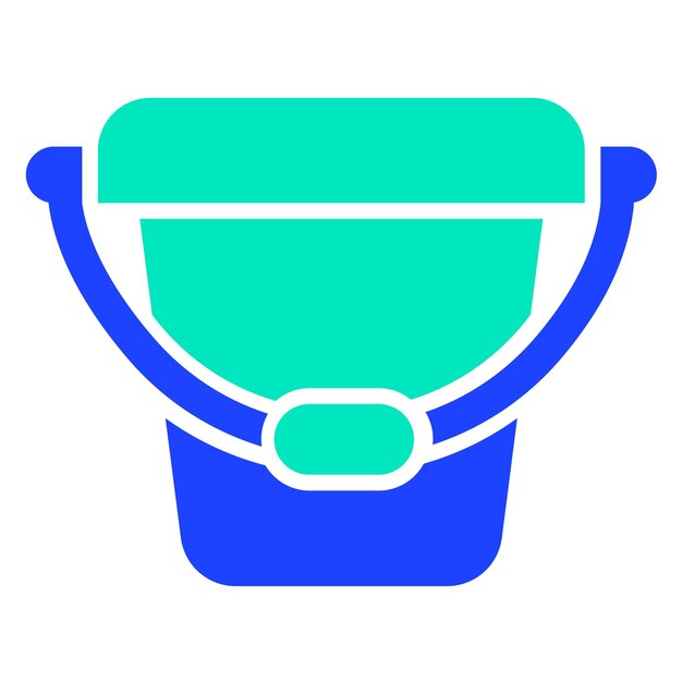 Ilustración del diseño del icono vectorial del cubo