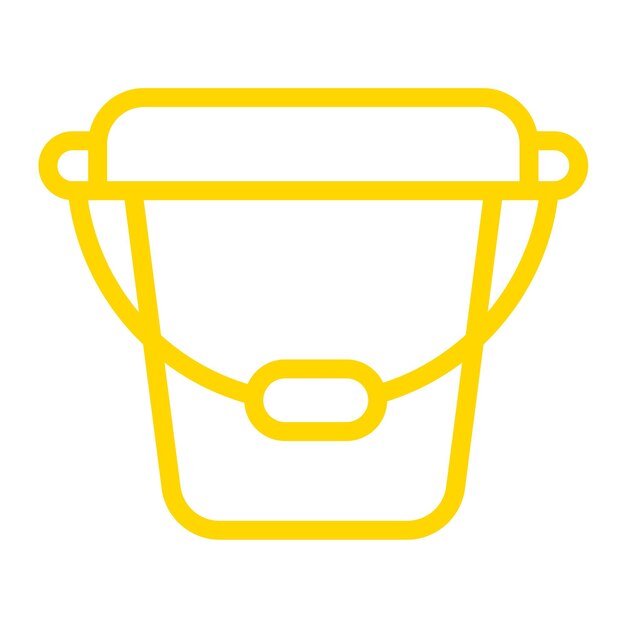 Ilustración del diseño del icono vectorial del cubo