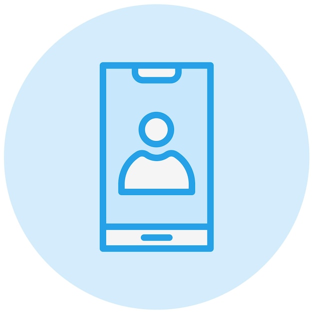 Ilustración del diseño del icono vectorial de la cuenta