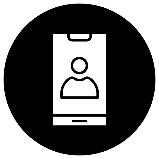 Ilustración del diseño del icono vectorial de la cuenta