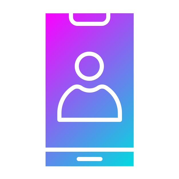 Ilustración del diseño del icono vectorial de la cuenta