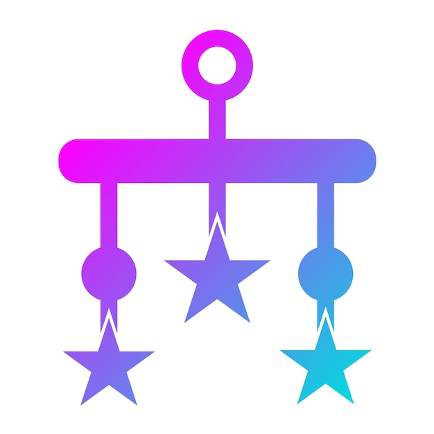 Ilustración del diseño del icono vectorial de la cuna