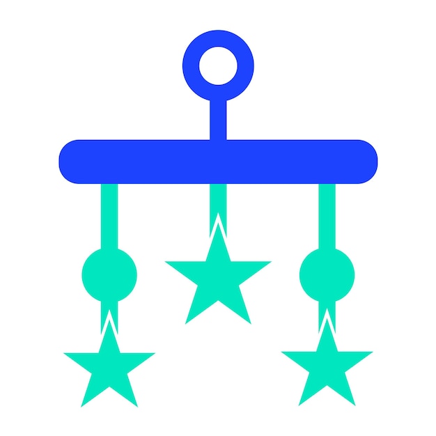 Ilustración del diseño del icono vectorial de la cuna
