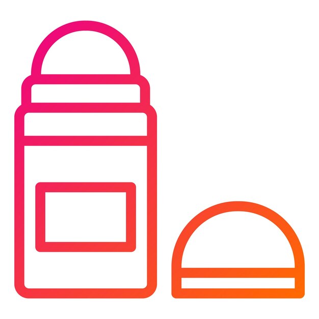 Ilustración del diseño del icono vectorial del desodorante