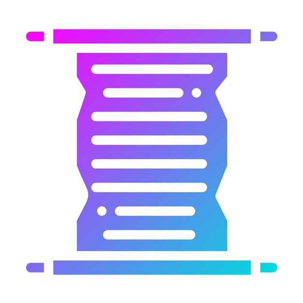 Ilustración del diseño del icono vectorial de desplazamiento