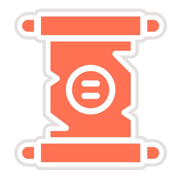 Ilustración del diseño del icono vectorial de desplazamiento