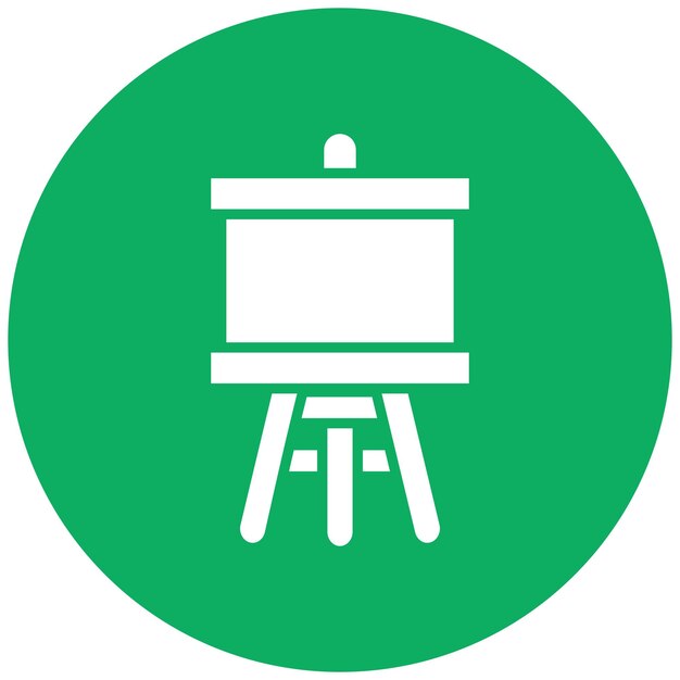 Ilustración del diseño del icono vectorial de Easel