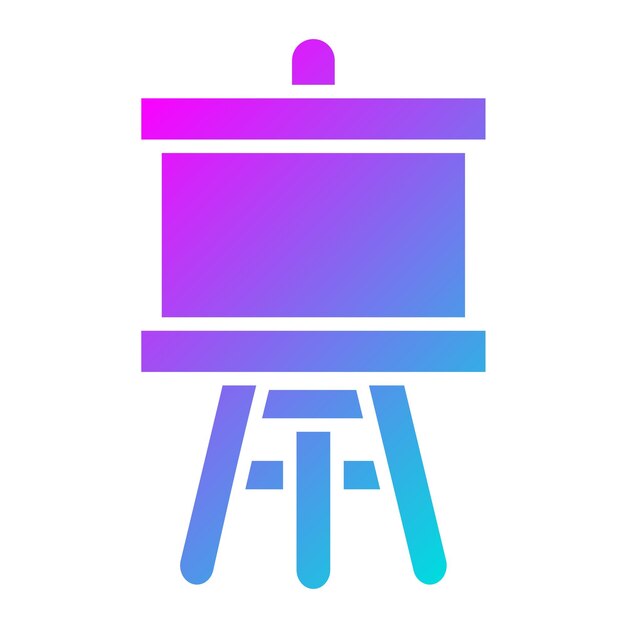 Ilustración del diseño del icono vectorial de Easel