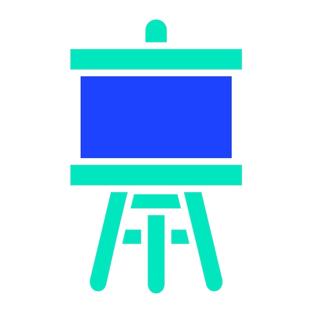 Ilustración del diseño del icono vectorial de Easel