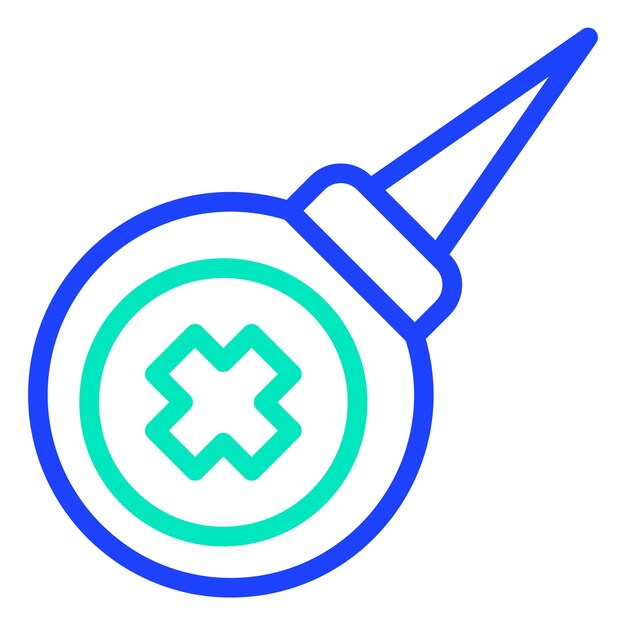 Ilustración del diseño del icono vectorial de Enema