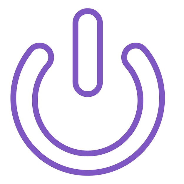 Ilustración del diseño del icono vectorial de energía