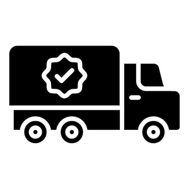 Ilustración del diseño del icono vectorial de envío