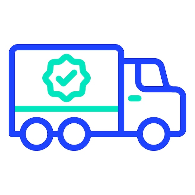 Ilustración del diseño del icono vectorial de envío