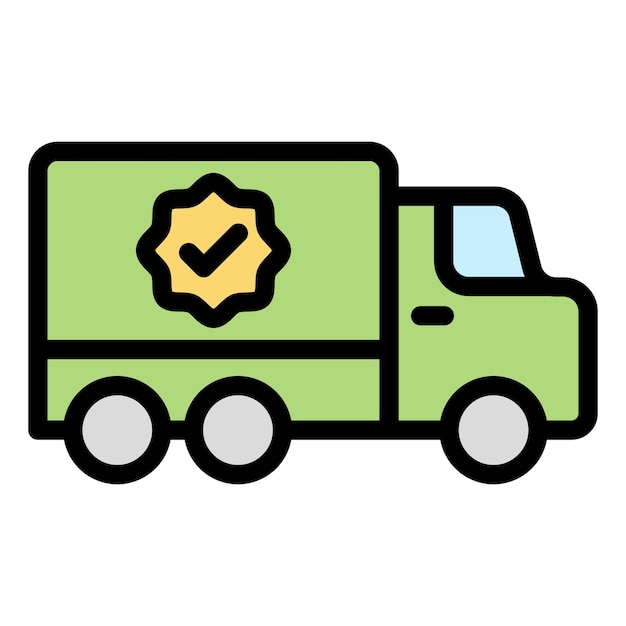 Ilustración del diseño del icono vectorial de envío