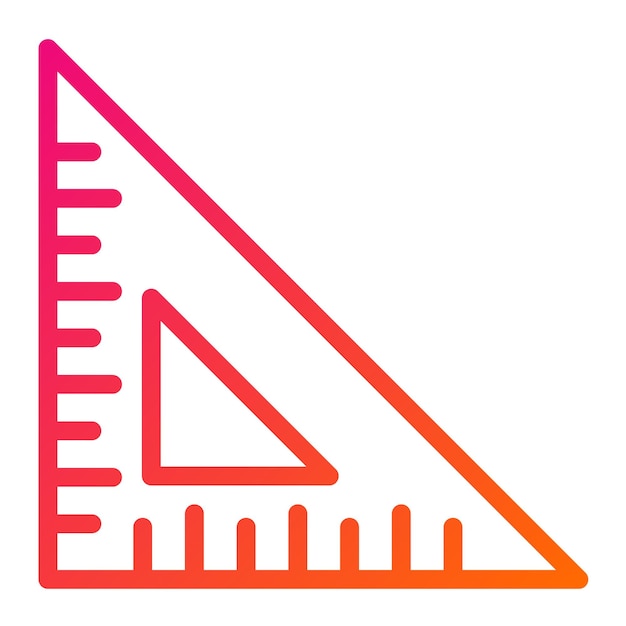 Ilustración del diseño del icono vectorial de escala