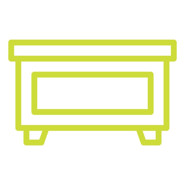 Ilustración del diseño del icono vectorial del escritorio