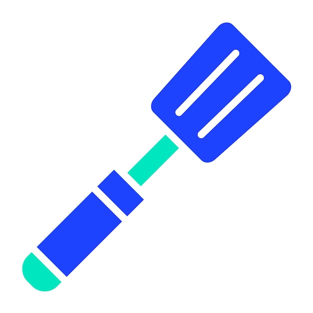 Ilustración del diseño del icono vectorial de la espátula