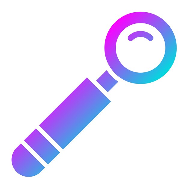 Ilustración del diseño del icono vectorial del espejo bucal