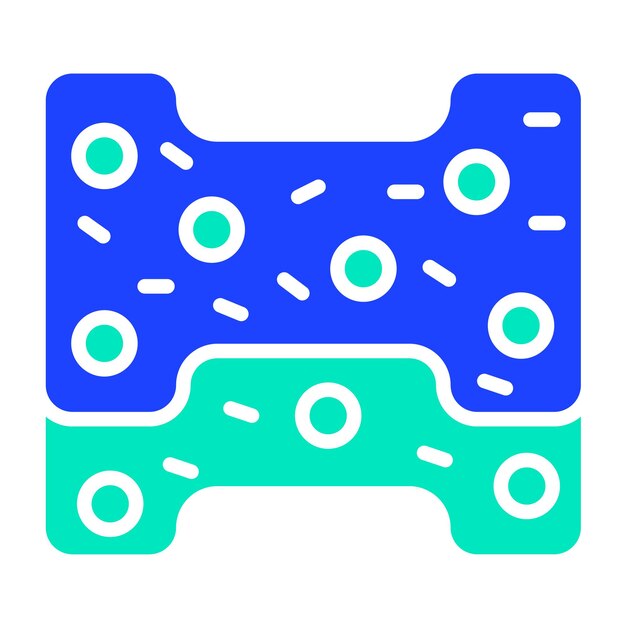 Ilustración del diseño del icono vectorial de la esponja