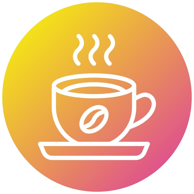 Ilustración del diseño del icono vectorial de Espresso