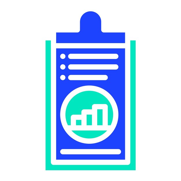 Ilustración del diseño del icono vectorial de la estrategia