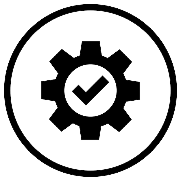 Ilustración del diseño del icono vectorial de éxito